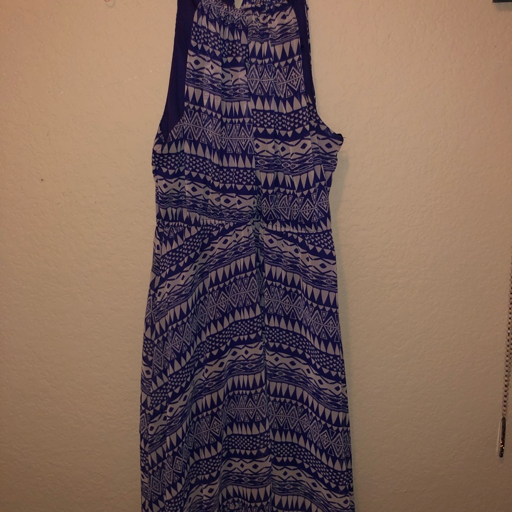 Cute summery/ spring purple printed dress